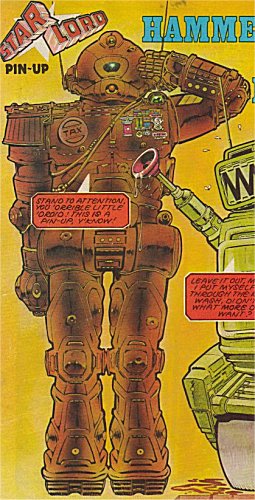 Hammer-Stein with the head he wore while working for Ro-Busters