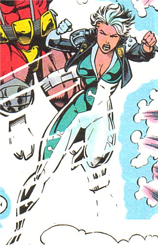 Motormouth after Killpower rebuilt her as a cyborg