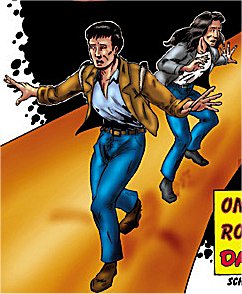 Billy and Drew in the void