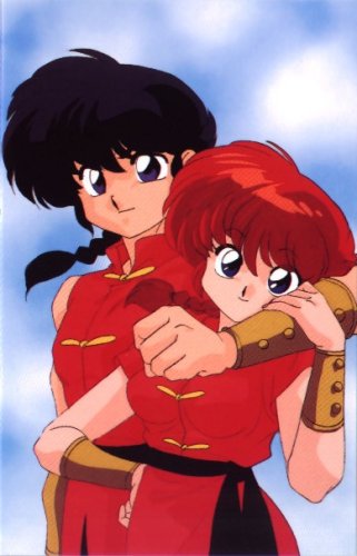 Ranma in his male and female forms