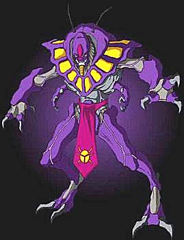 Scarab's armoured form