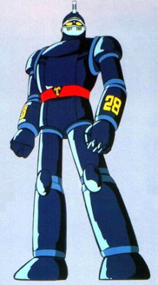 Tetsujin's more streamlined look for the 1980's cartoon.